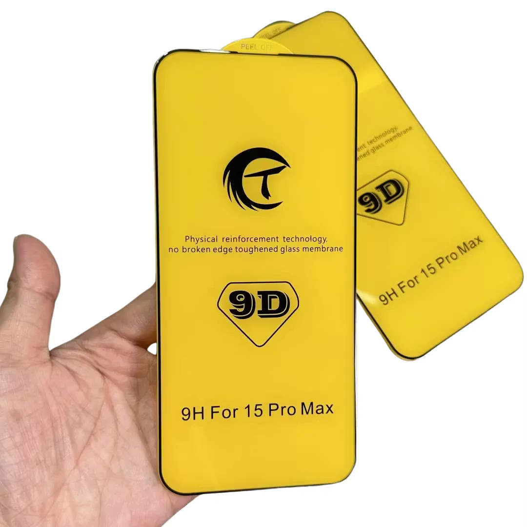 Full cover tempered glass for iPhone 15 Pro Max
