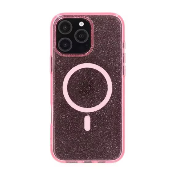 Rv Glitter Rosa Skal iPhone 16 Pro Max (MagSafe)