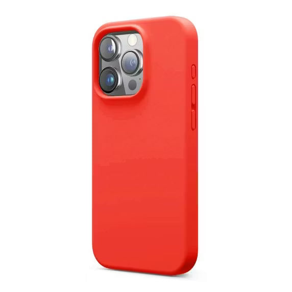 iPhone 16 Pro Mobilskal Silikon Rv - Röd
