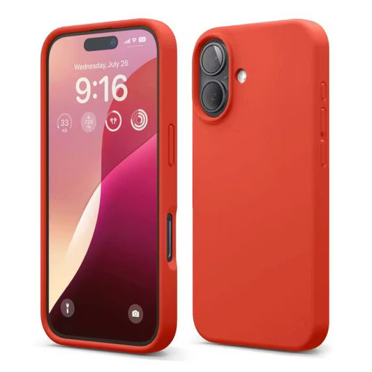 iPhone 16 Silicone Case RV - Red