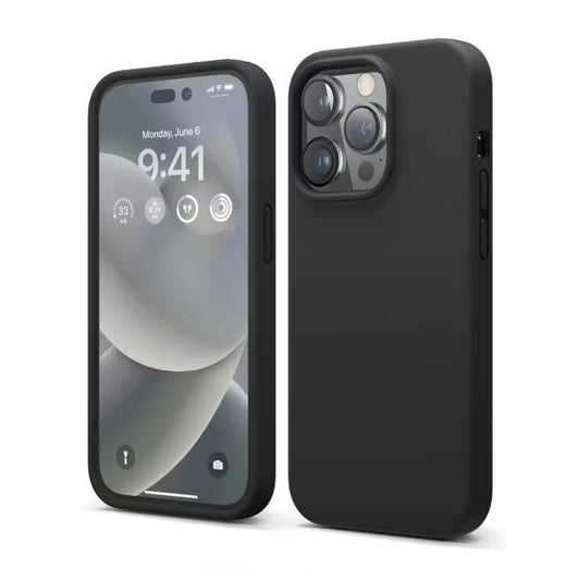 iPhone 14 Pro Silikonskal - Svart