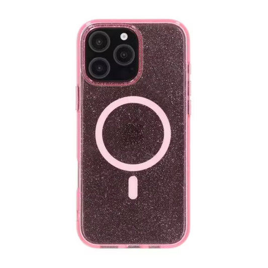 Rv Glitter Rosa Skal iPhone 16 Pro Max (MagSafe)