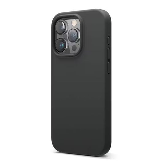 iPhone 16 Pro Mobilskal Silikon Rv - Svart
