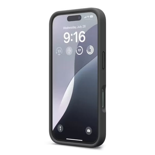iPhone 16 Pro Mobilskal Silikon Rv - Svart
