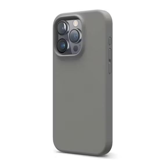 iPhone 16 Pro Mobilskal Silikon Rv - Grå