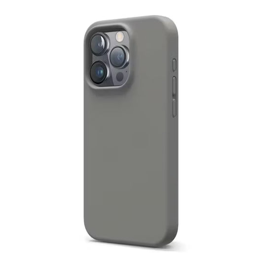 iPhone 16 Pro Mobilskal Silikon Rv - Grå