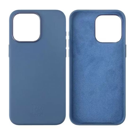 iPhone 15 Pro Mobilskal Silikon Rv - Mörkblå
