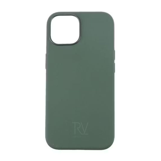 iPhone 15 Silikonskal Rv MagSafe - Grön